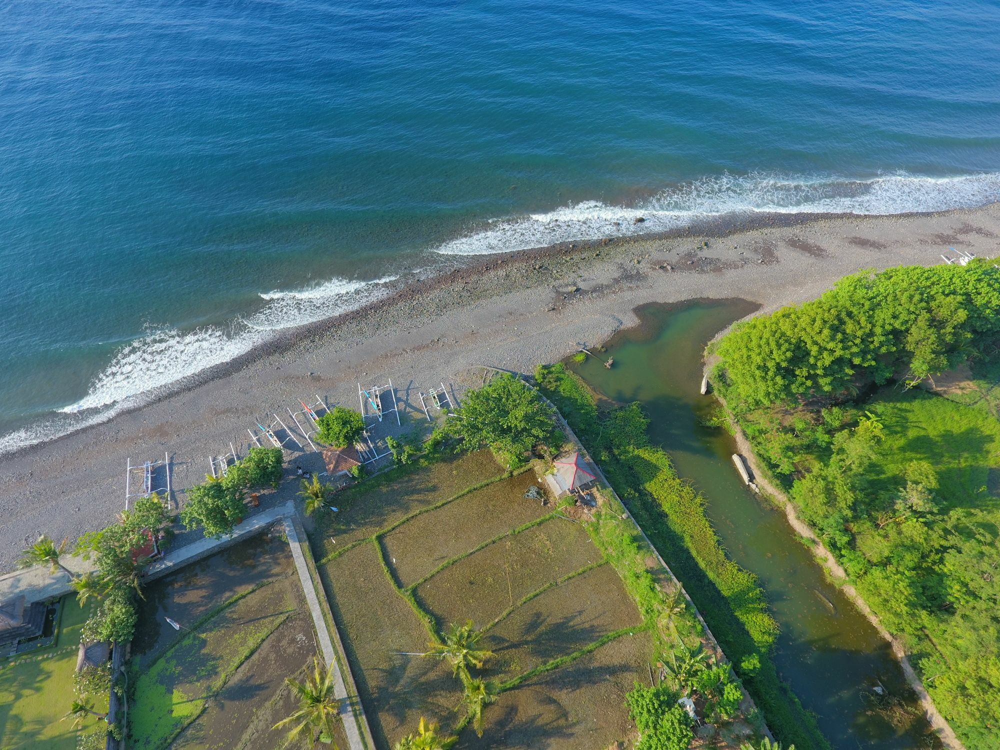Taman Padi Villa Amed  Luaran gambar